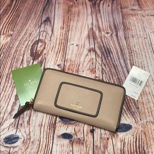 NWT KATE SPADE Neda leather wallet